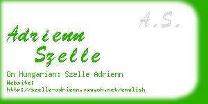 adrienn szelle business card